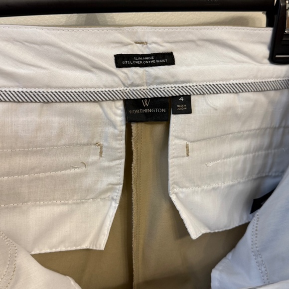 Worthington Slim Ankle Cut Pants - Picture 3 of 4